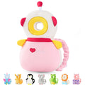 JunNeng Baby Head Protector Backpack, Toddler Walking Fall Head Protection, Pink Butterfly